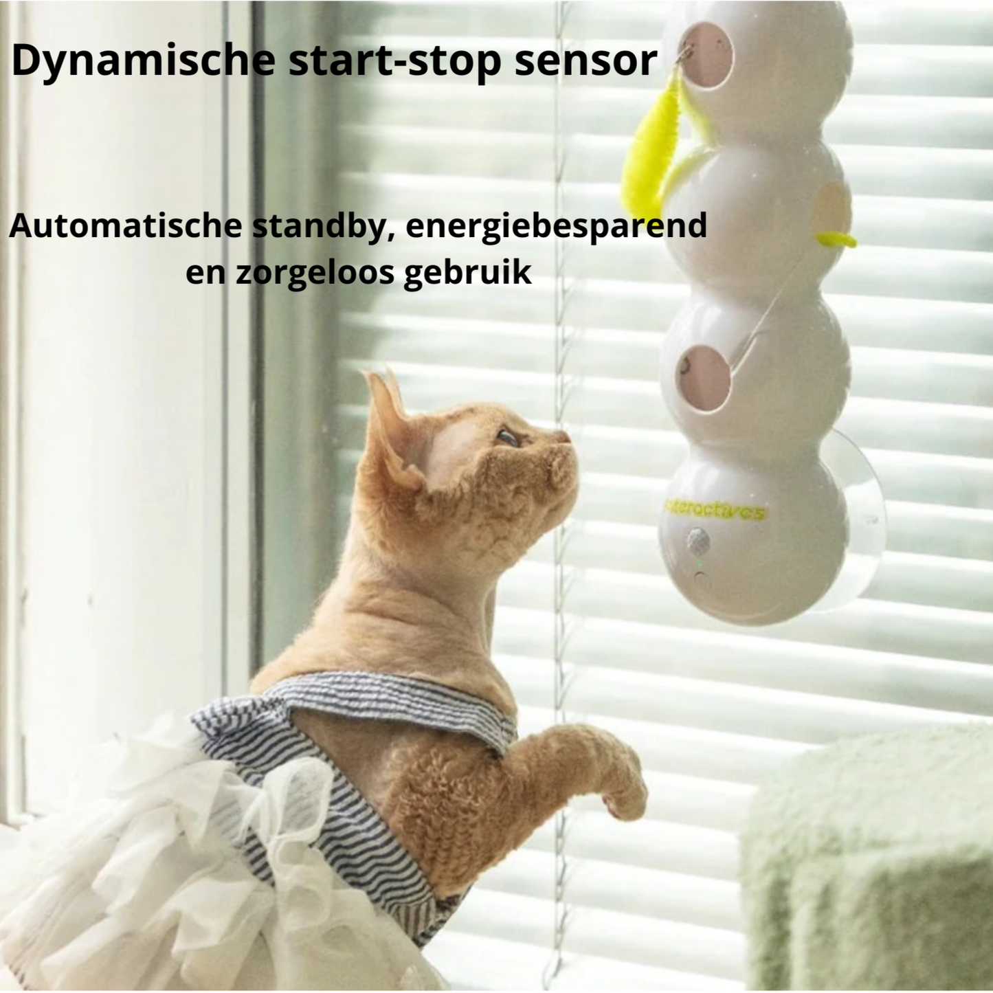 WiggleTail™ SlimmeWorm Kattenspeelgoed