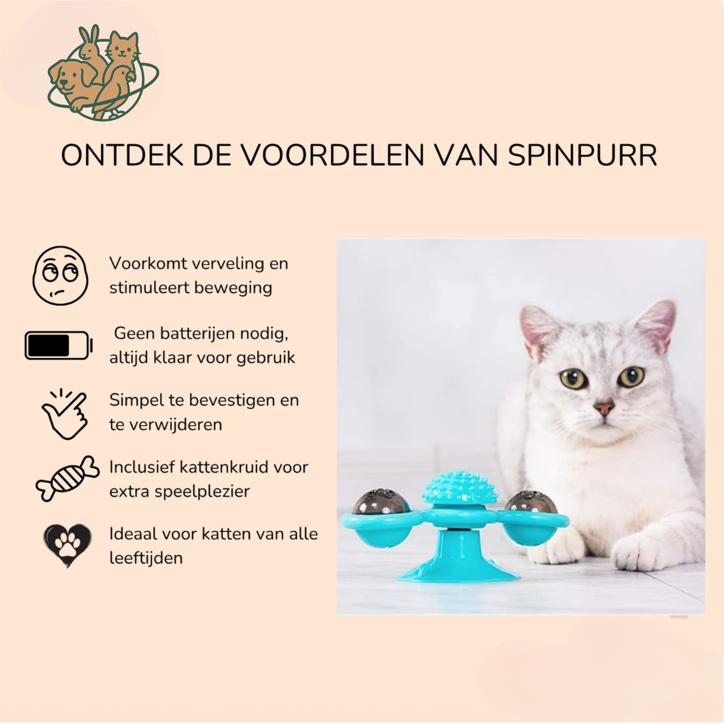 MeowSpin™– Draaiende Kattenmolen