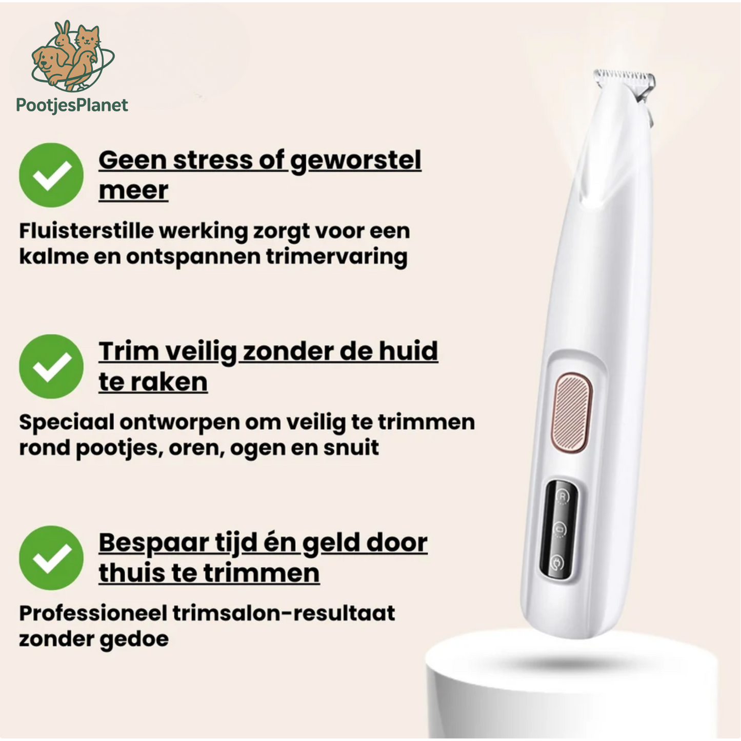 PawGlow™ Precisie Trimmer
