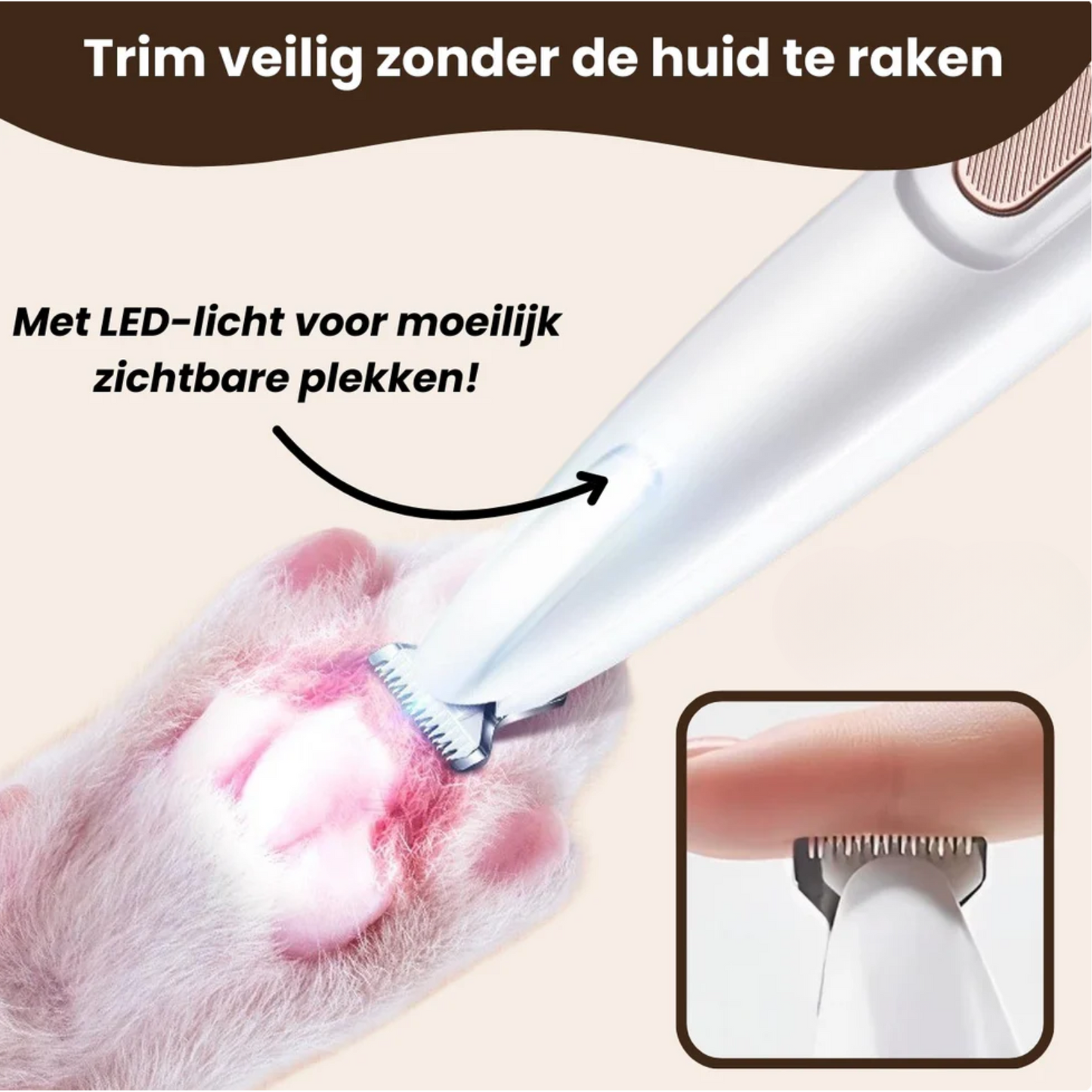 PawGlow™ Precisie Trimmer