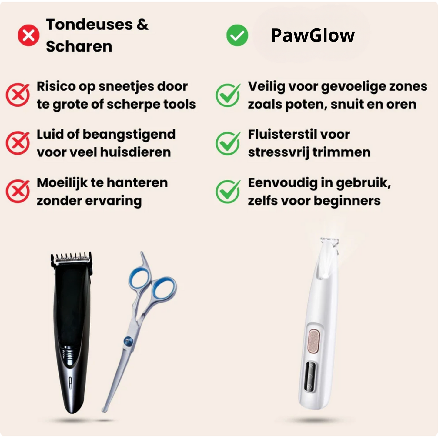 PawGlow™ Precisie Trimmer