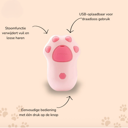 SteamPaw™- Stoomborstel voor Honden en Katten